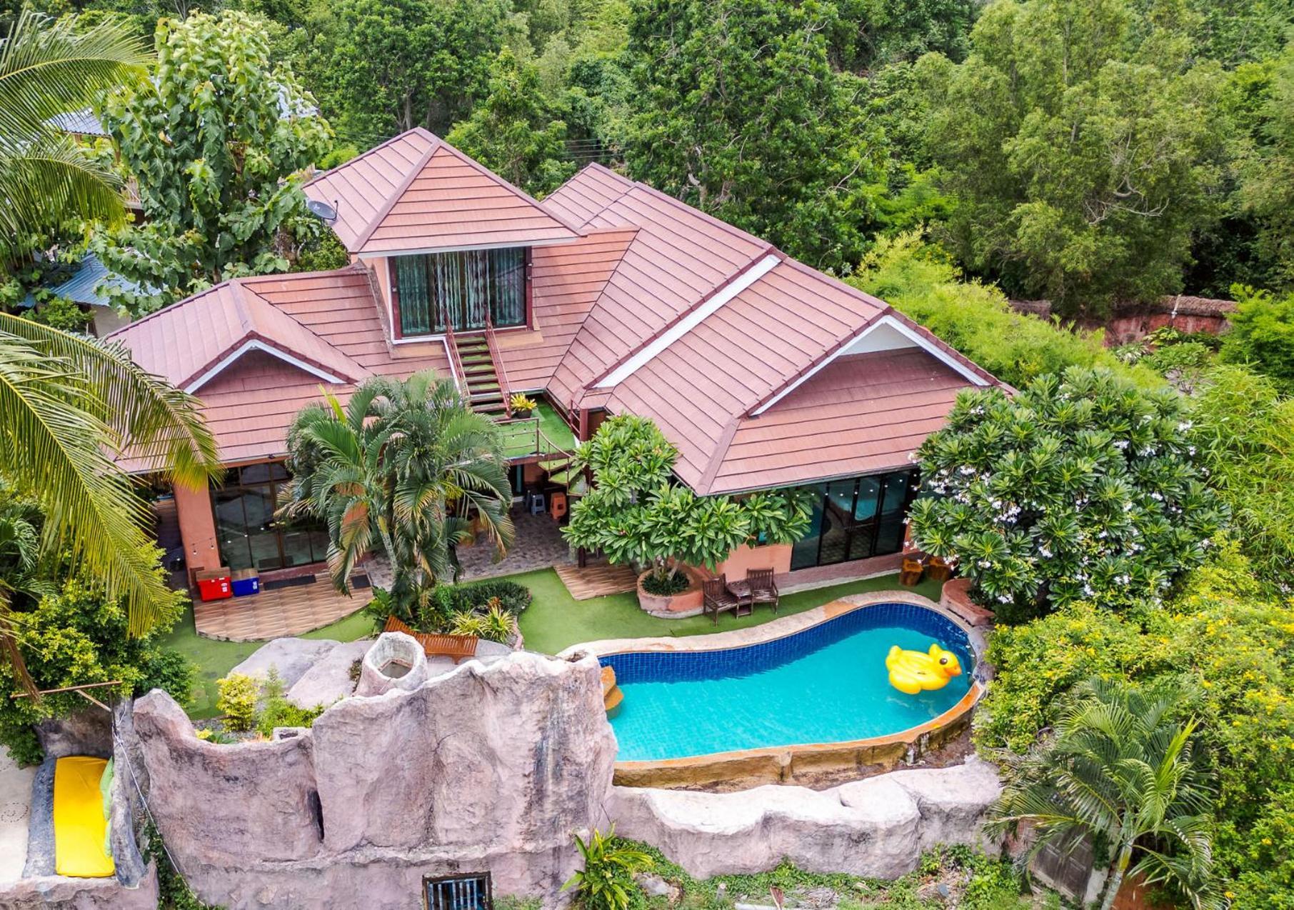 Huahin I-Din Poolvilla วิลล่ากลางธรรมชาติ วิวภูเขา เป็นส่วนตัว Exterior photo